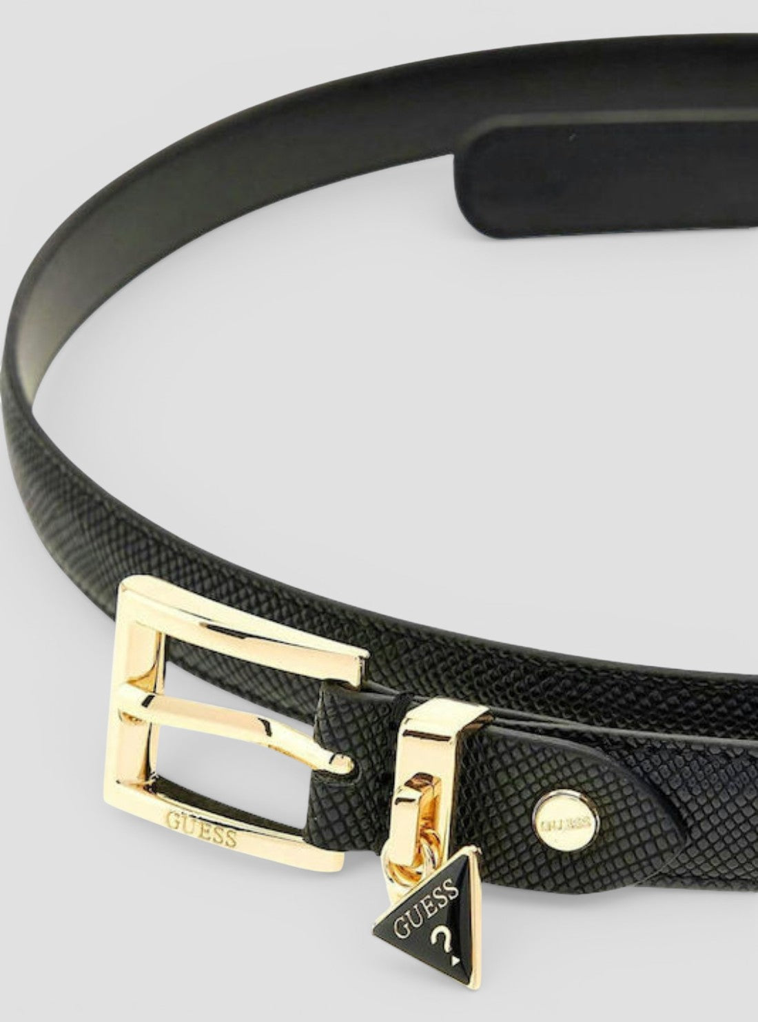 GUESS Accessories Black Rosalba Adjustable Belt BW9256P5325 Front View2