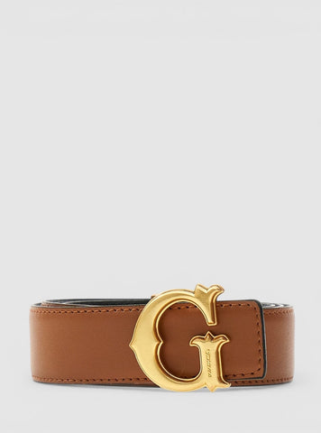 GUESS Accessories Brown Reversible Belt BW9261P5330 Front View