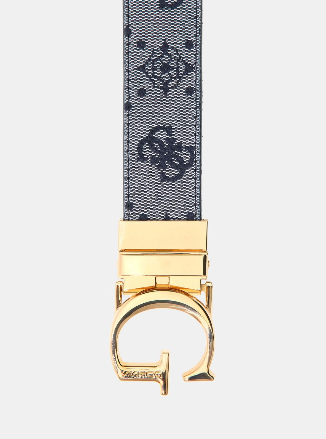 New GUESS Tiberi 4g peony logo belt Guess | Accessories | Genuine Leather White Guess Belt With  main image 4