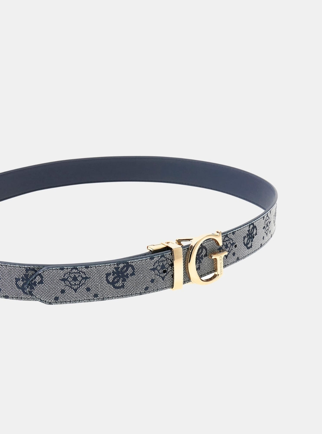 New GUESS Tiberi 4g peony logo belt Guess | Accessories | Genuine Leather White Guess Belt With  main image 3