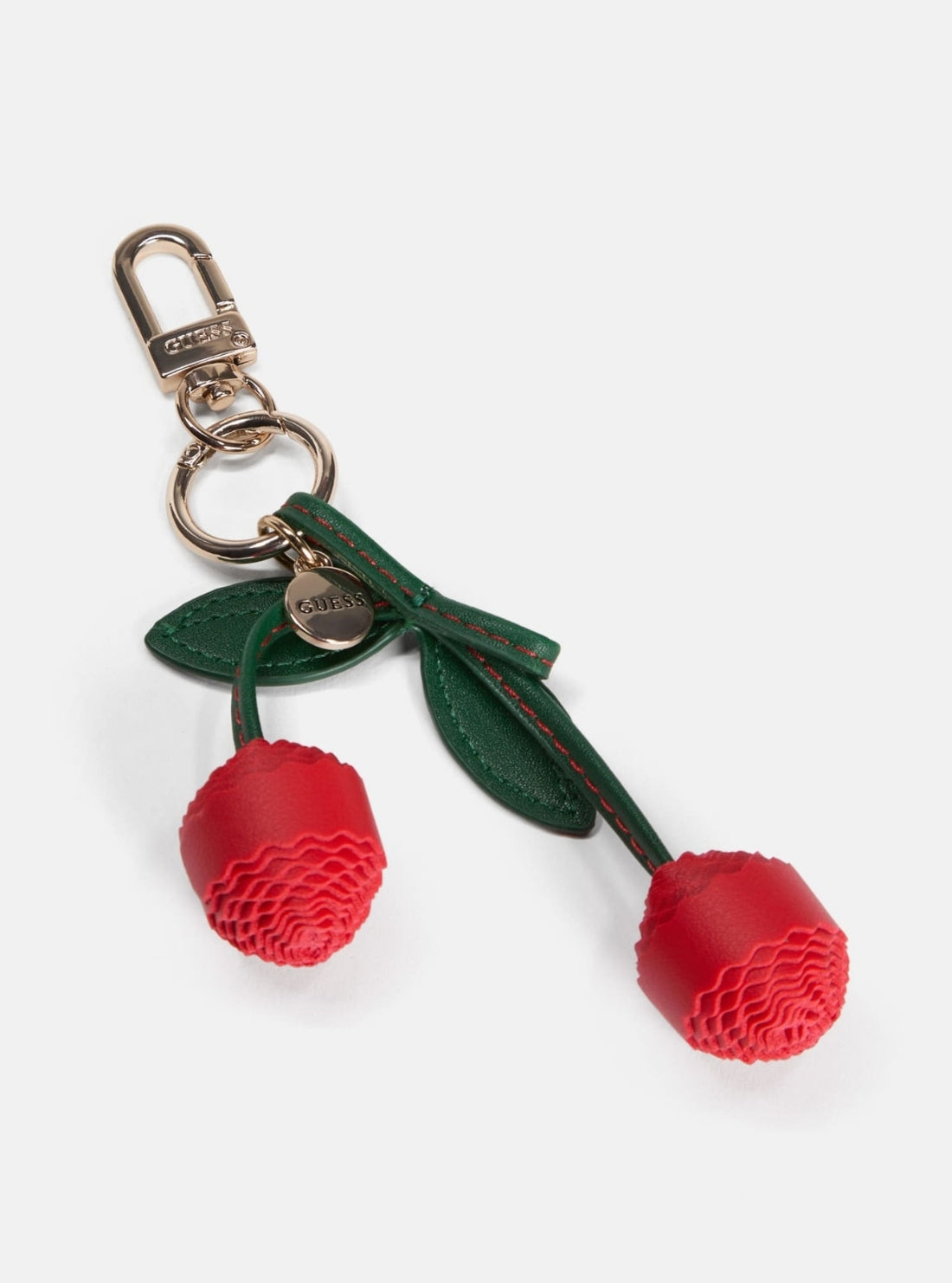 GUESS Accessories Red Cherries Keychain C7460117 Front View