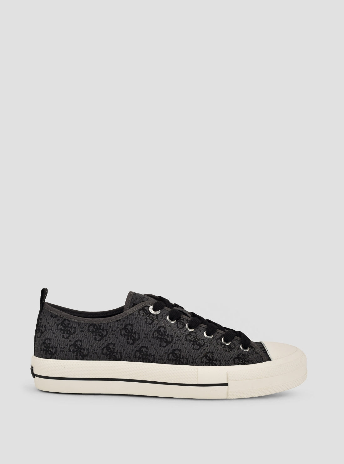 GUESS Footwear Dark Grey Logo Carey Sneakers CAREY Side View2