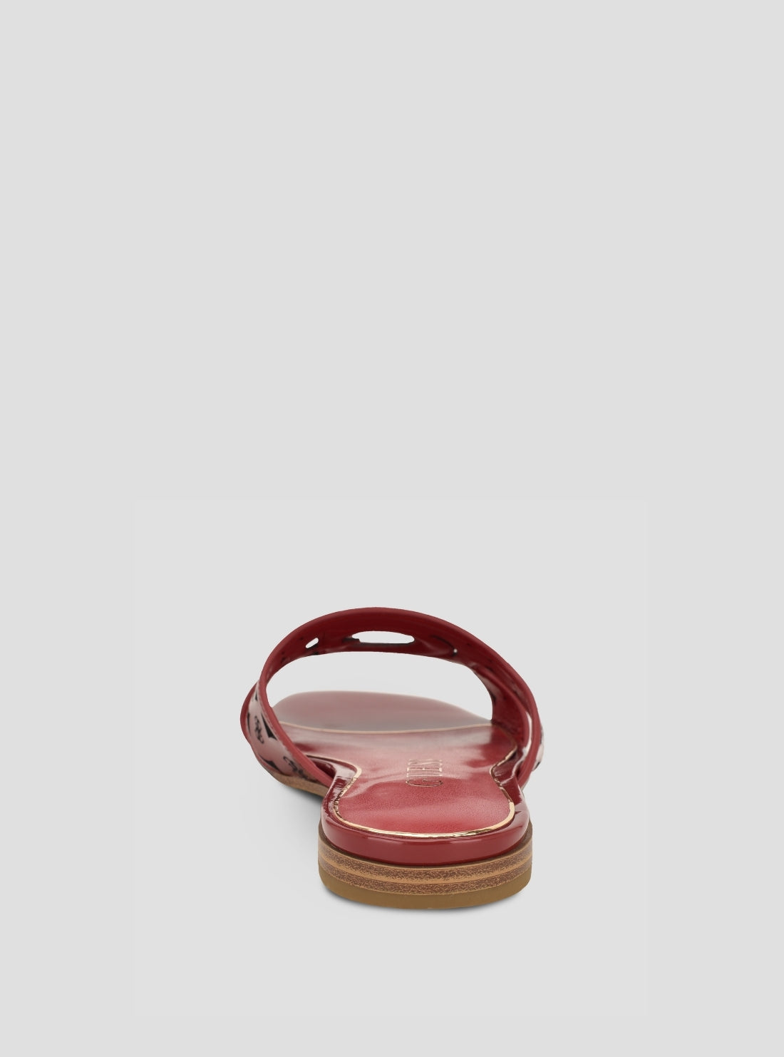GUESS Footwear Red Ciesta Sandals CIESTA Back View
