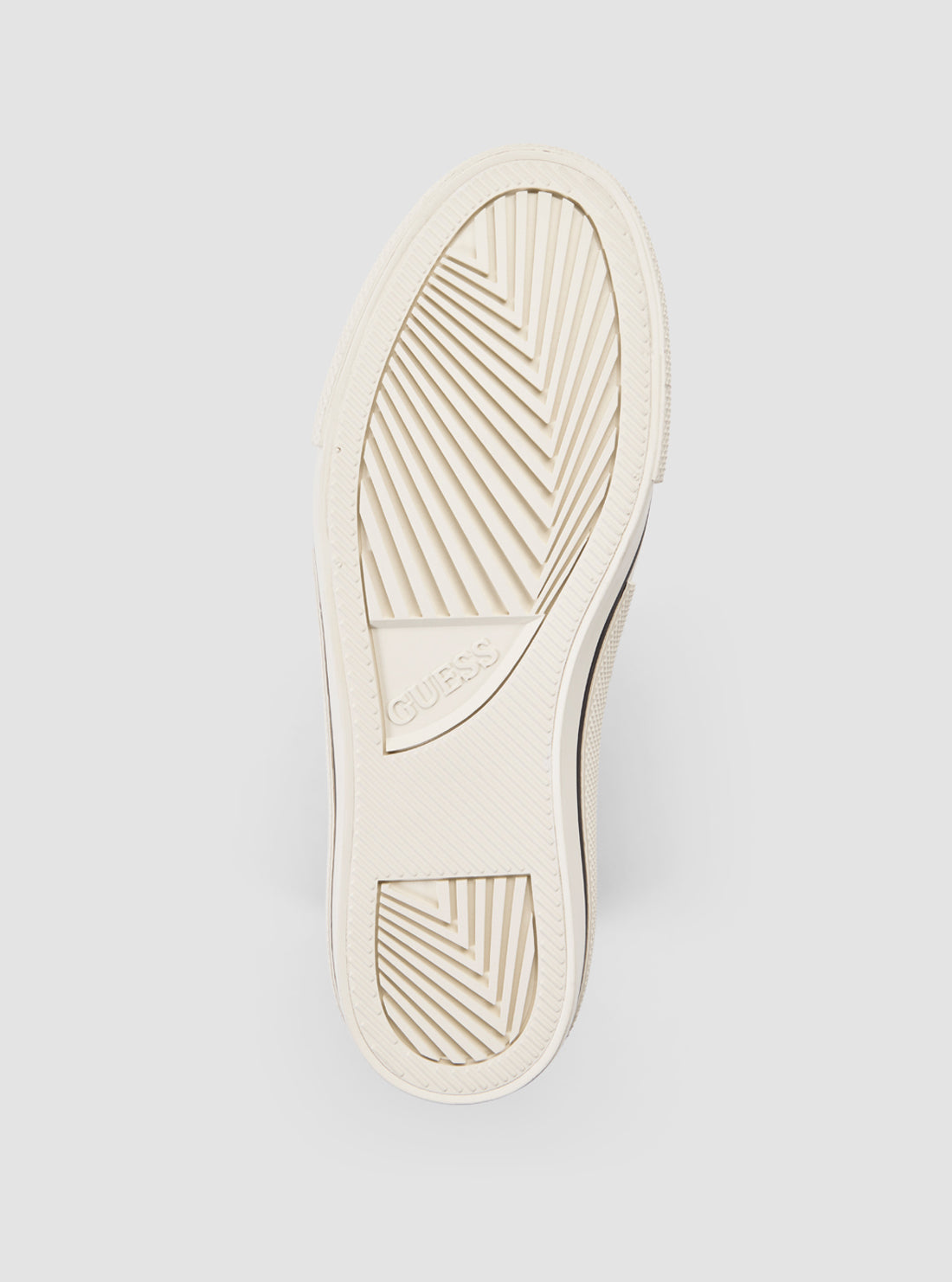 GUESS Womens Dark Brown High Top Colyn Sneakers COLYN Bottom View