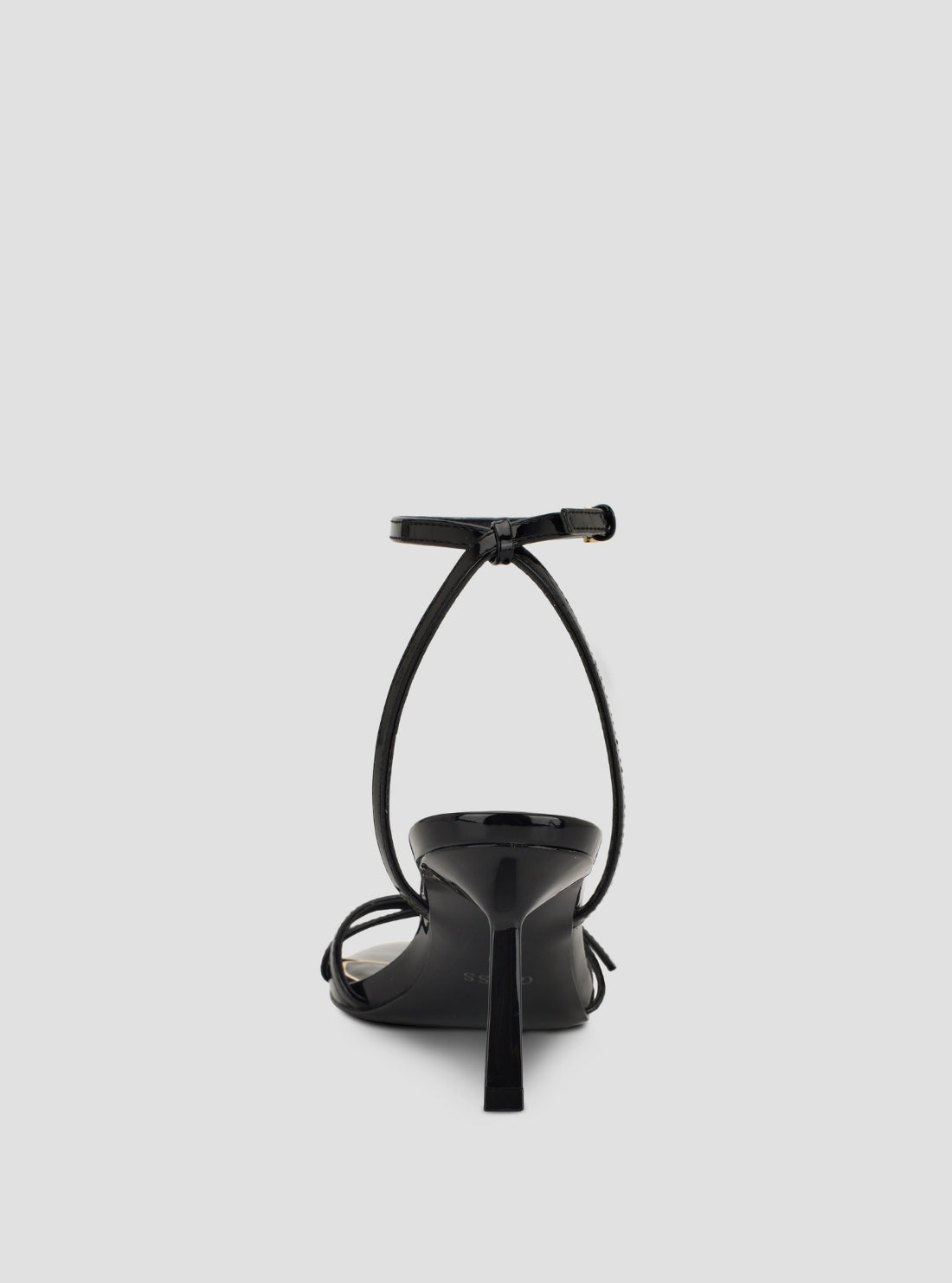 GUESS Foowear Black Connee Heeled Sandals CONNEE Back View