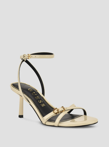 GUESS Footwear Beige Connee Heeled Sandals CONNEE Side View