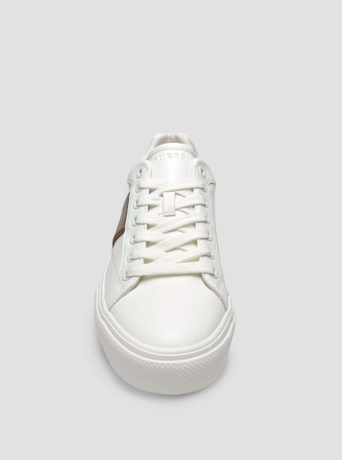 GUESS Womens Ivory Cribe Sneakers CRIBE Front View