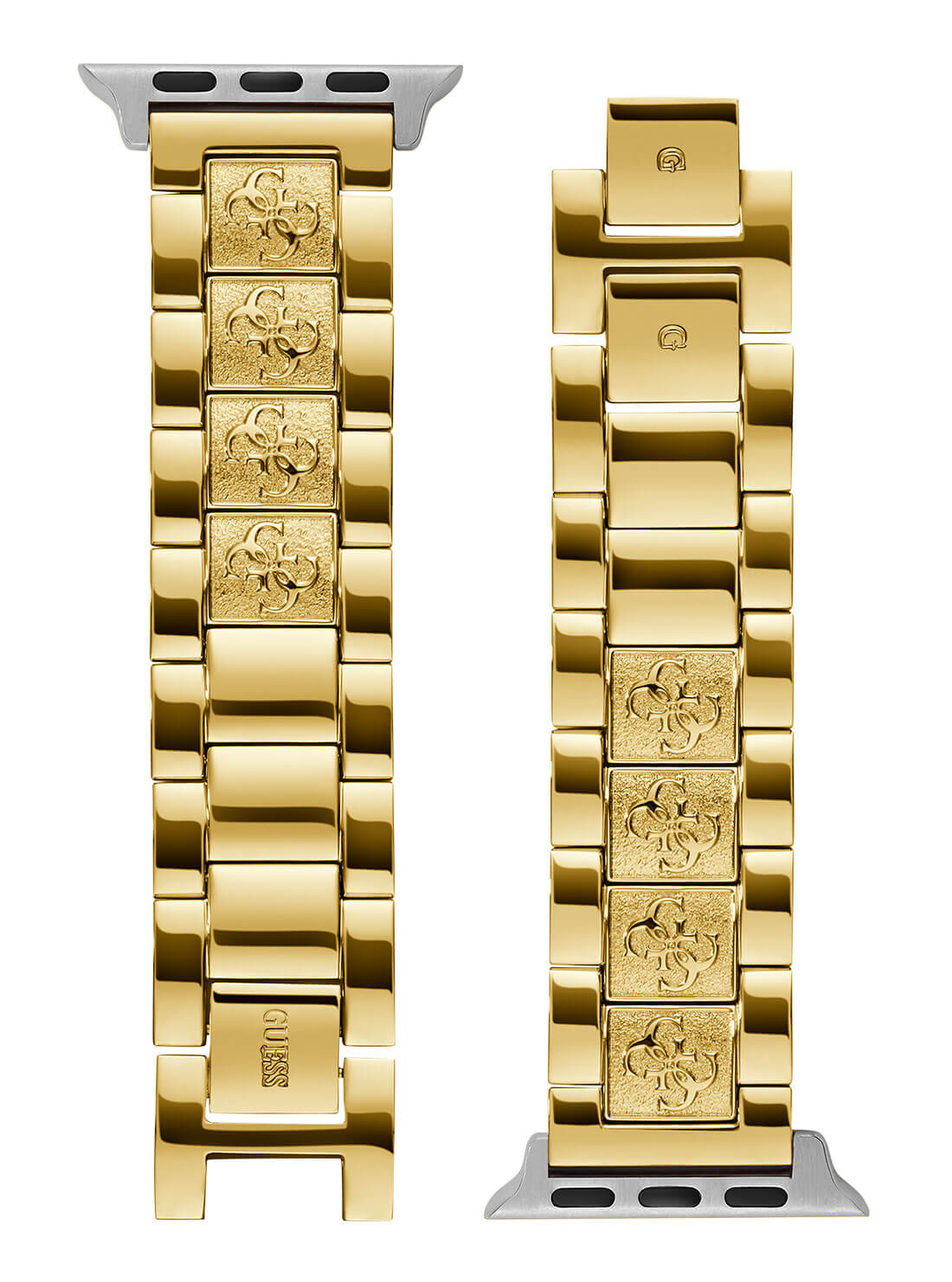 Gold Logo Link Apple Strap (38-40MM) | GUESS Women's Accessories | strap view
