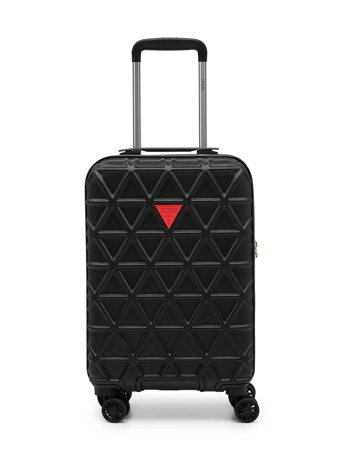 Black Le Disko 53cm Suitcase | GUESS Luggage | front view