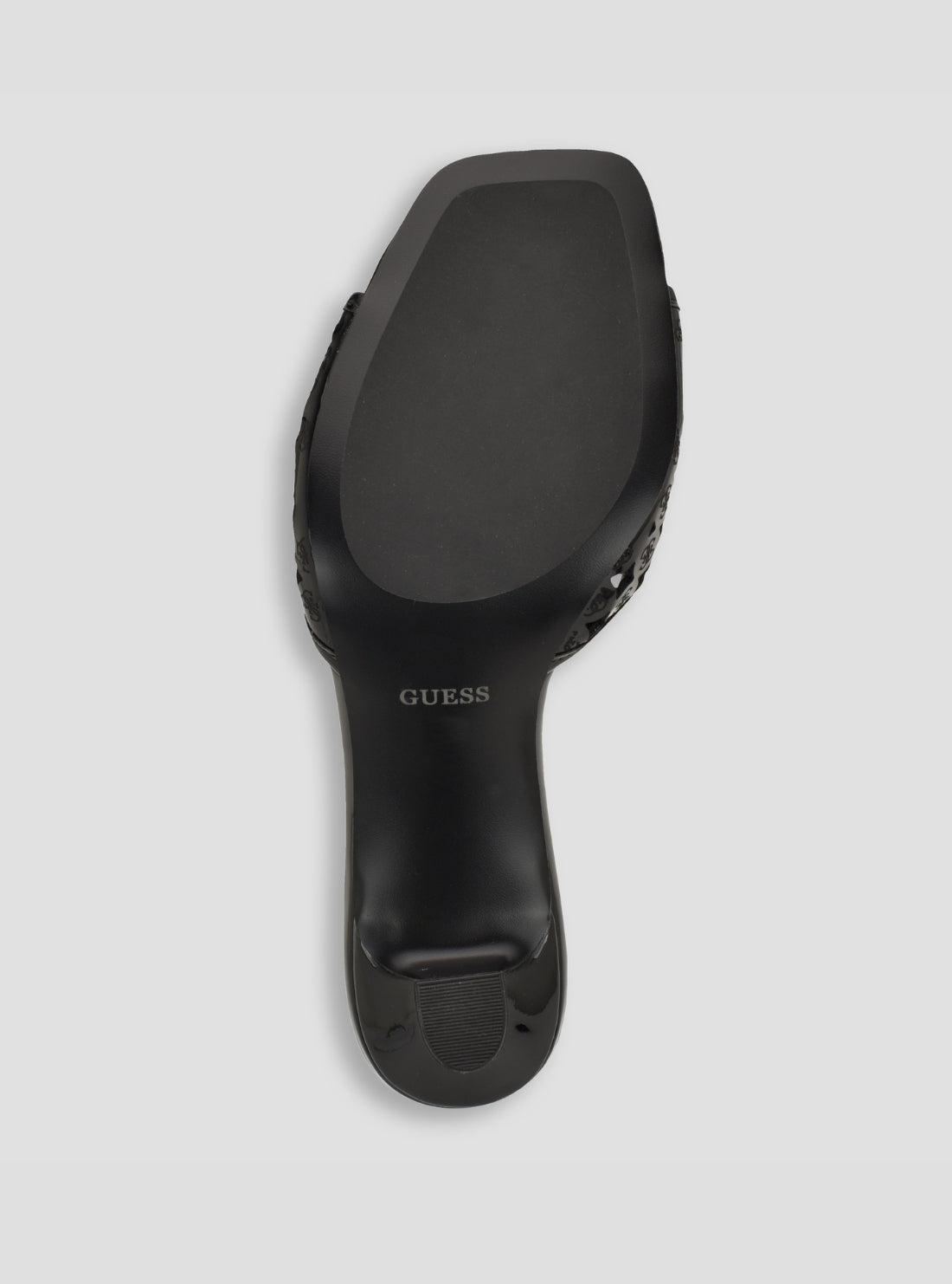 GUESS Footwear Black Dagnee Heeled Sandals DAGNEE Bottom View