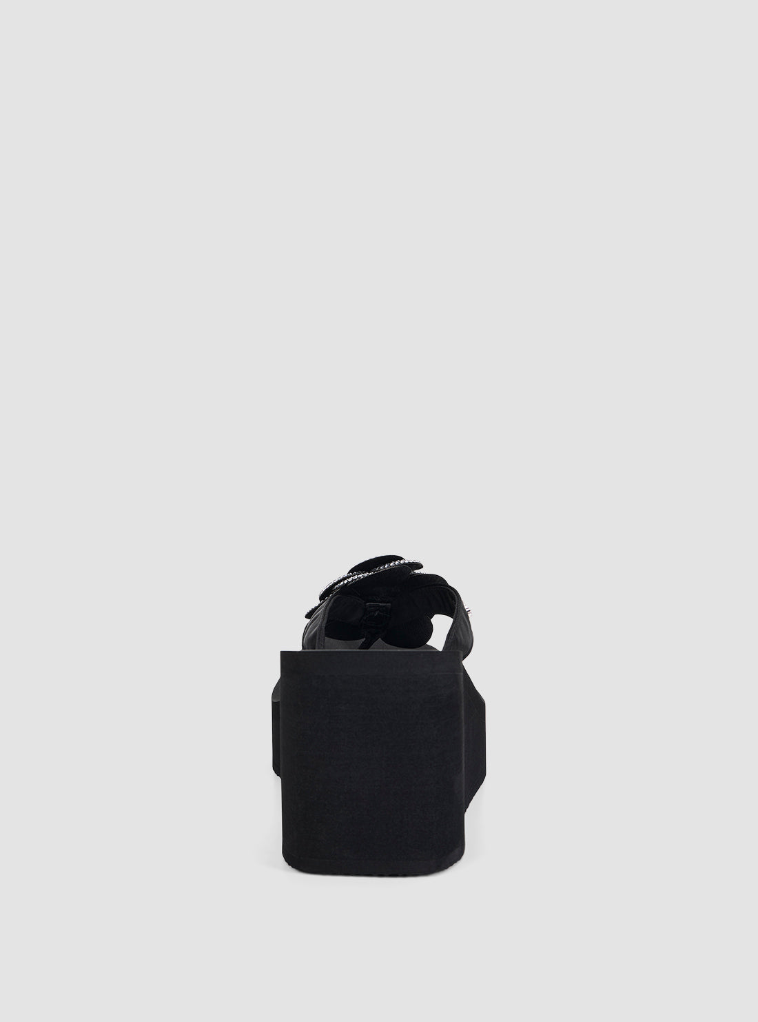 GUESS Footwear Black Damani Wedge Sandals DAMANI Back View