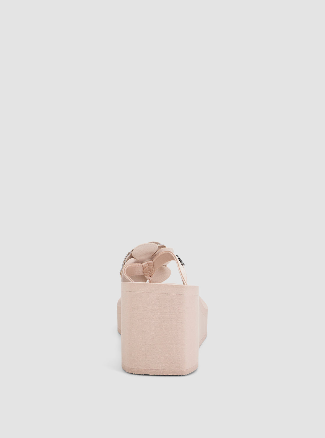 GUESS Footwear White Damani Wedge Sandals DAMANI Back View