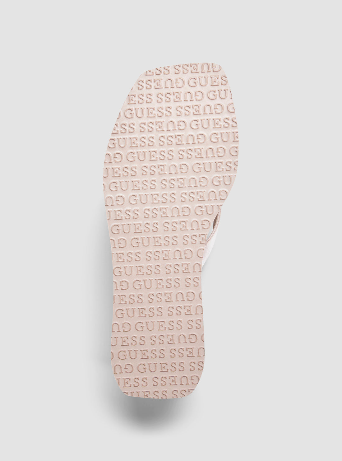 GUESS Footwear White Damani Wedge Sandals DAMANI Bottom View