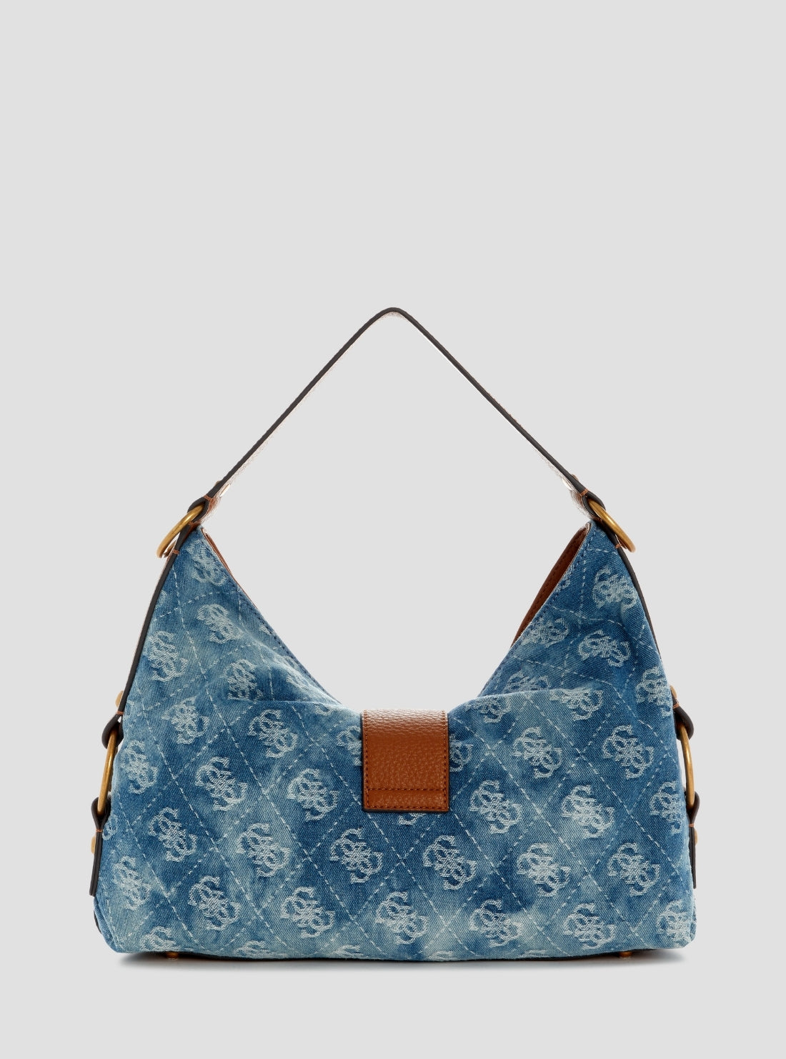GUESS Womens Denim Logo Camden Shoulder Bag DB930818 Back View