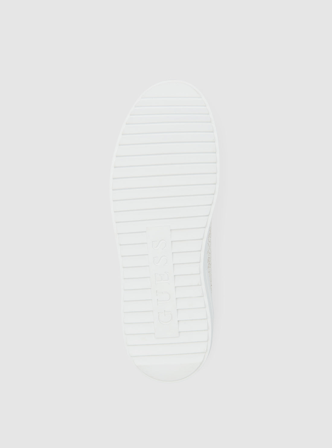 White Denesa Low-Top Platform Sneakers