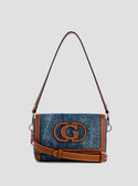 Denim Caramel Sebina Shoulder Bag