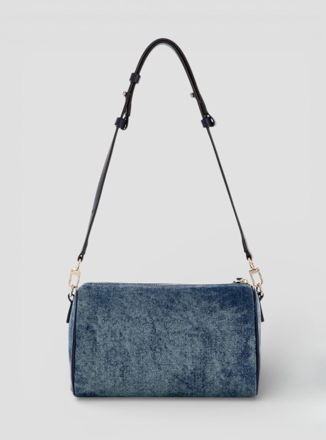 GUESS Womens Blue Kassie Mini Convertible Shoulder Bag DG993072DEN Back View