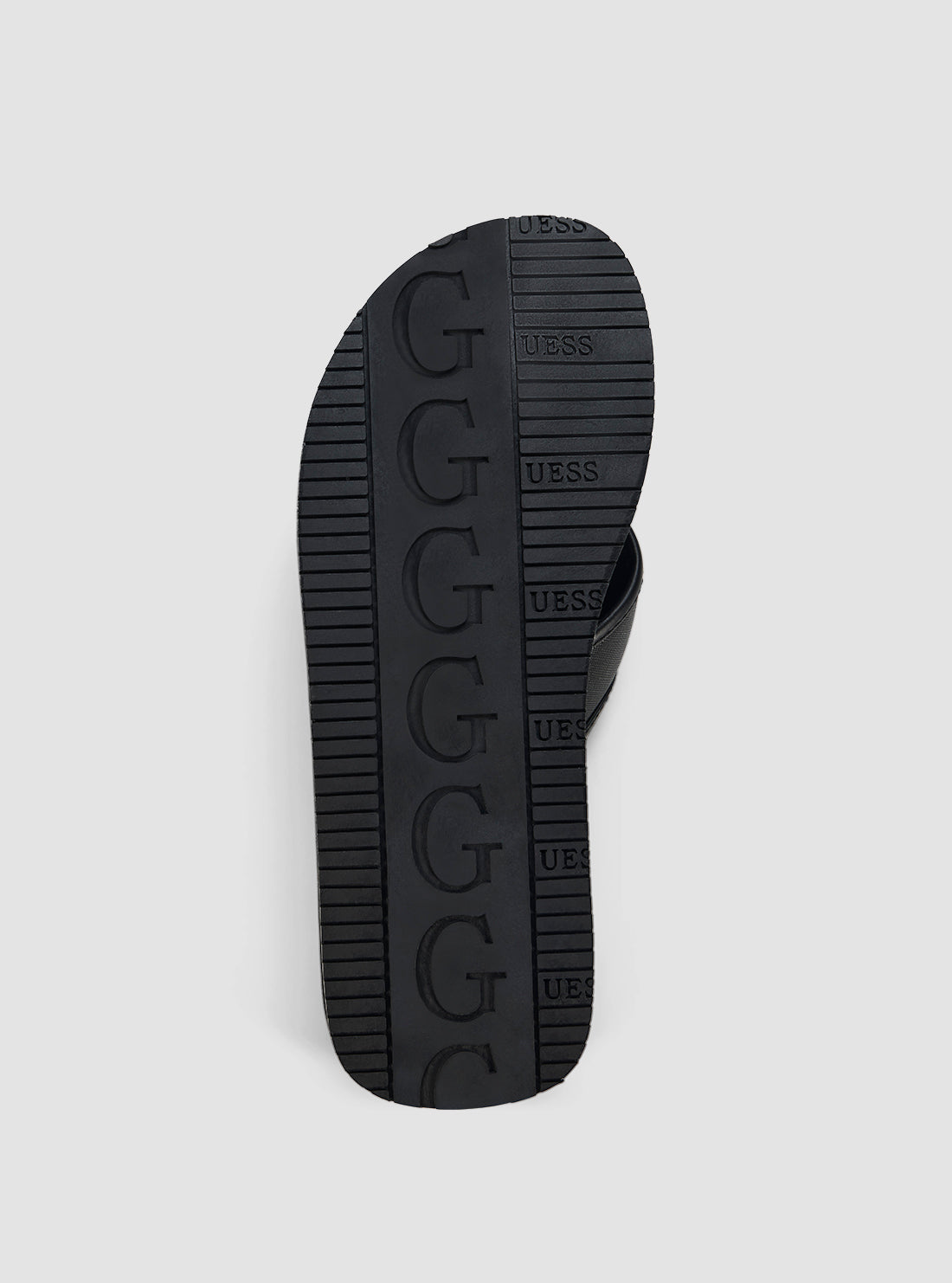 GUESS Mens Black Dingle Sandals DINGLE Bottom View