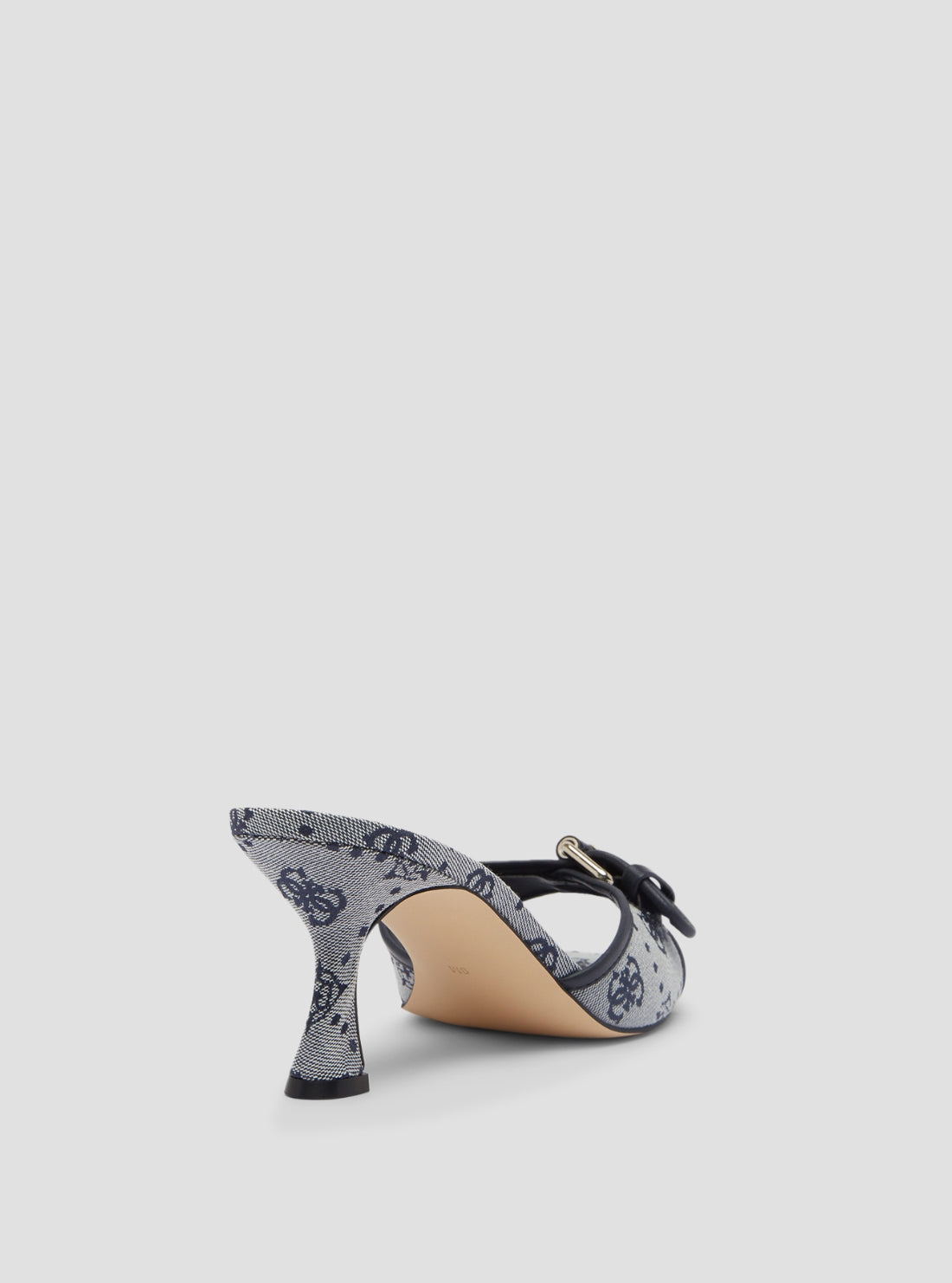 GUESS Footwear Blue Logo Dista2 Kitten Heels DISTA2 Back View