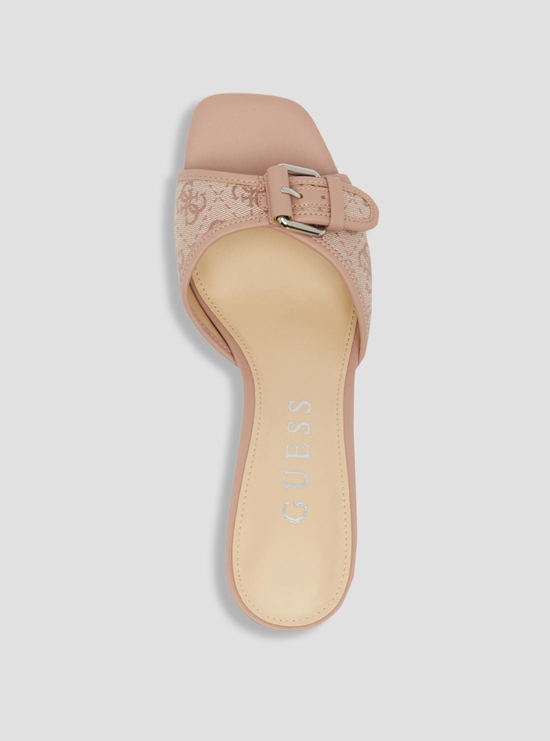 GUESS Footwear Beige Dista Kitten Heels DISTA2 Top View