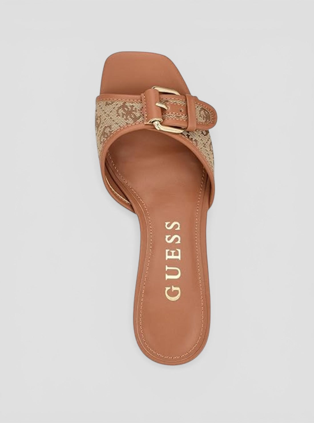 GUESS Footwear Brown Dista2 Kitten Heel DISTA2 Top View