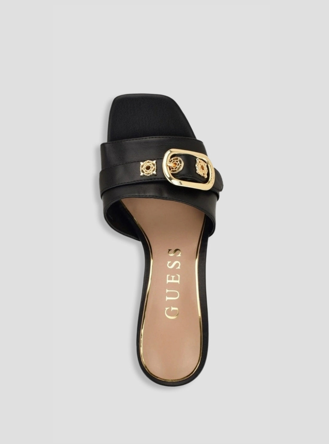 GUESS Footwear Black Dittara Heeled Sandals DITTARA Top View