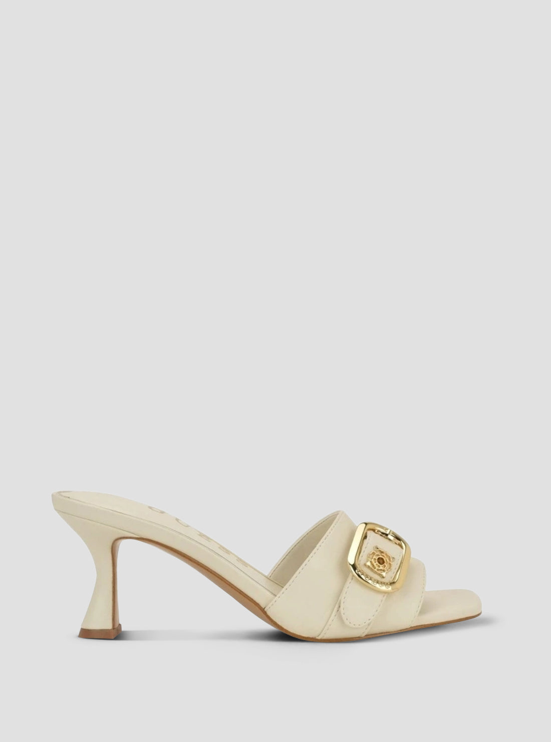 GUESS Footwear White Dittara Heeled Sandals DITTARA Side View