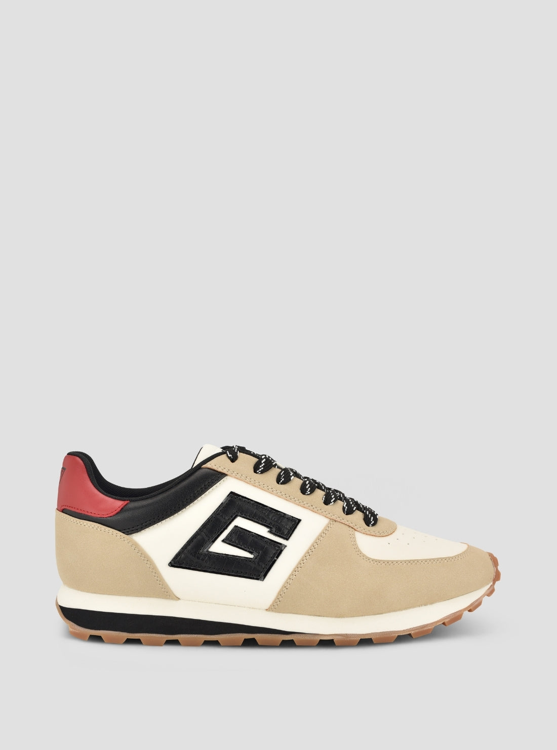 GUESS Footwear Light Natural Doffene Sneakers DOFFENE Side View2