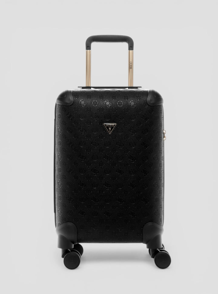 GUESS Womens Black Logo Wilder 45cm Suitcase DP7452983 Front View