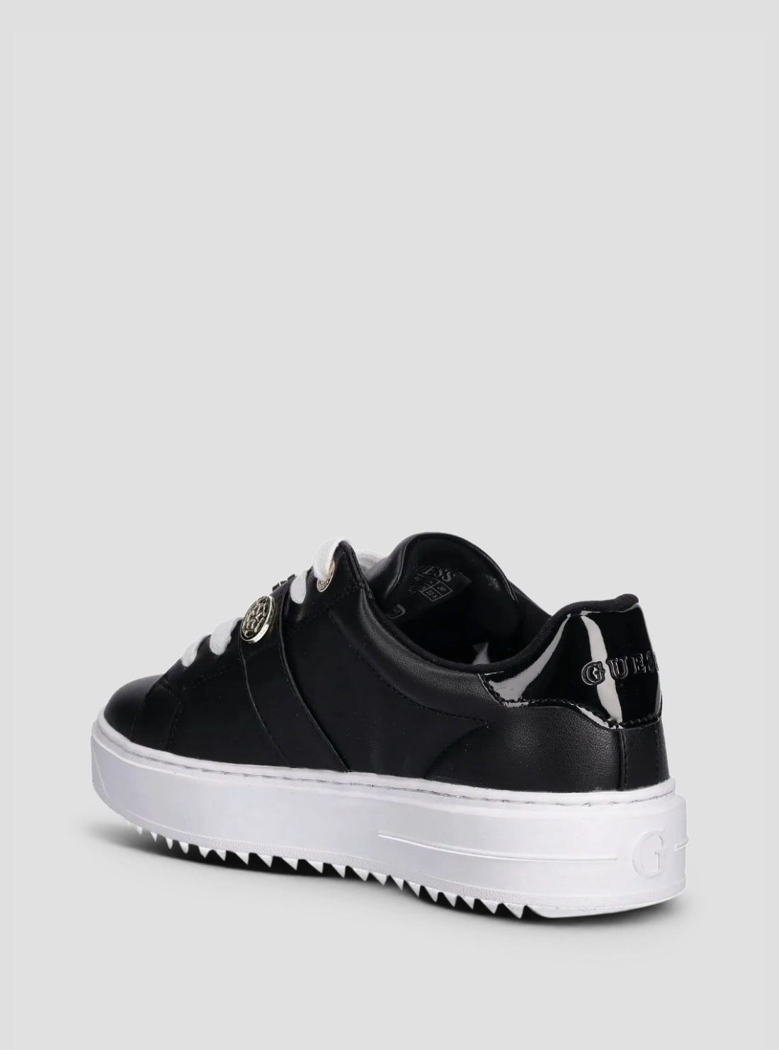 GUESS Footwear Black Drift Sneakers DRIFT Back Side View