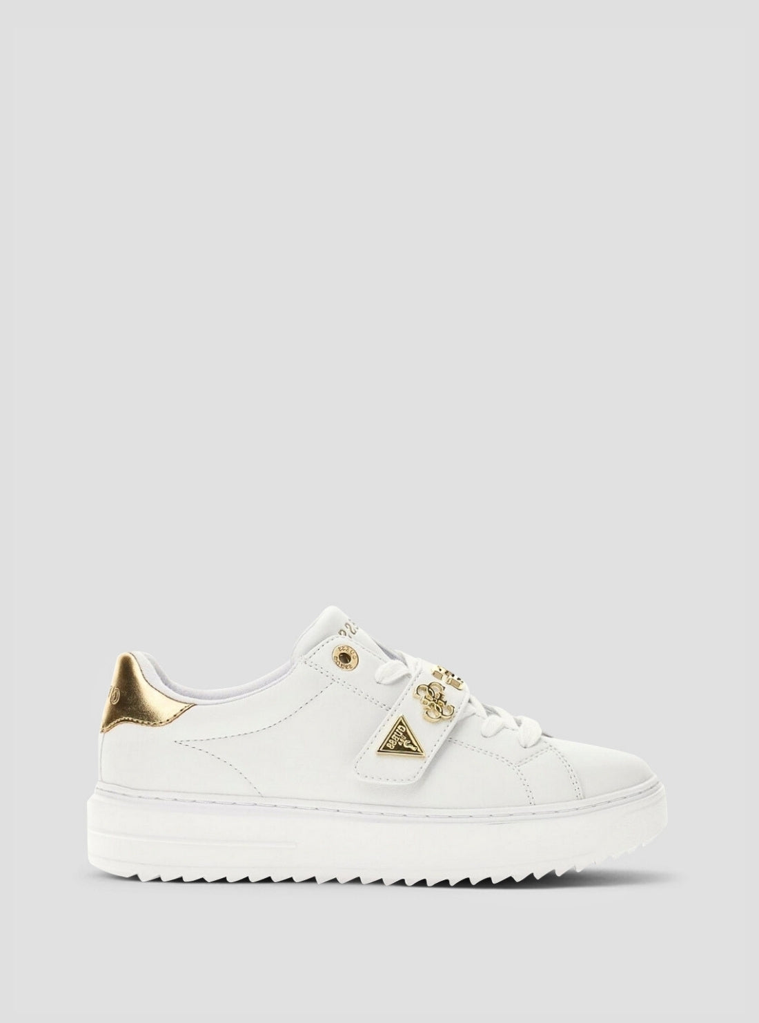 GUESS Footwear White Drift Sneakers DRIFT Side View