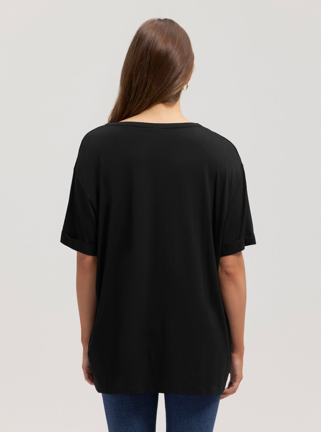 Eco Black Oversized T-Shirt