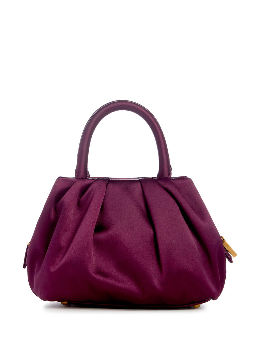 Women's Purple Tori Mini Satchel Bag back view