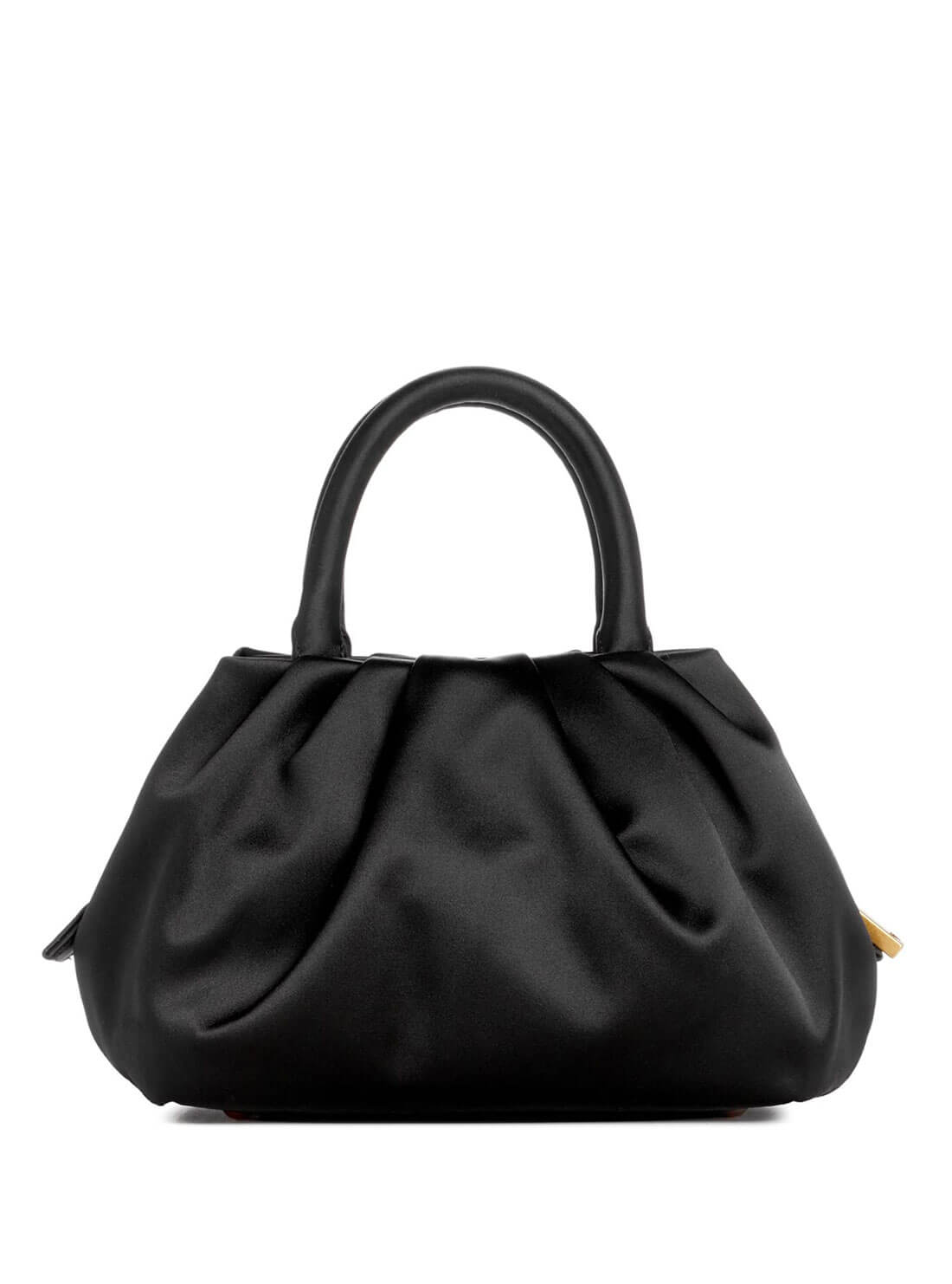 Women's Black Tori Mini Satchel Bag back view