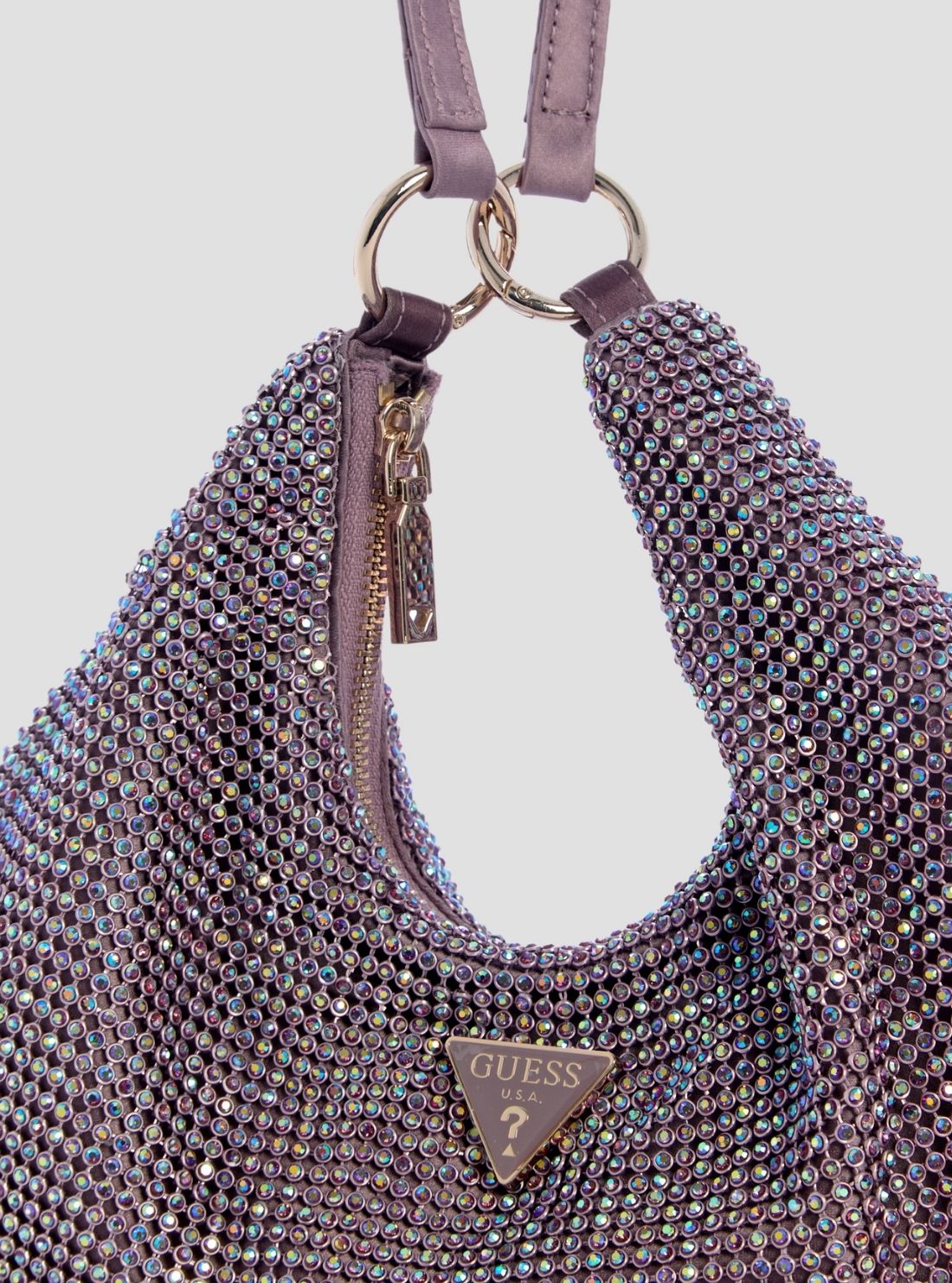 GUESS Womens Amethyst Jewels Wristlet Shoulder Bag EG224872 Detail View