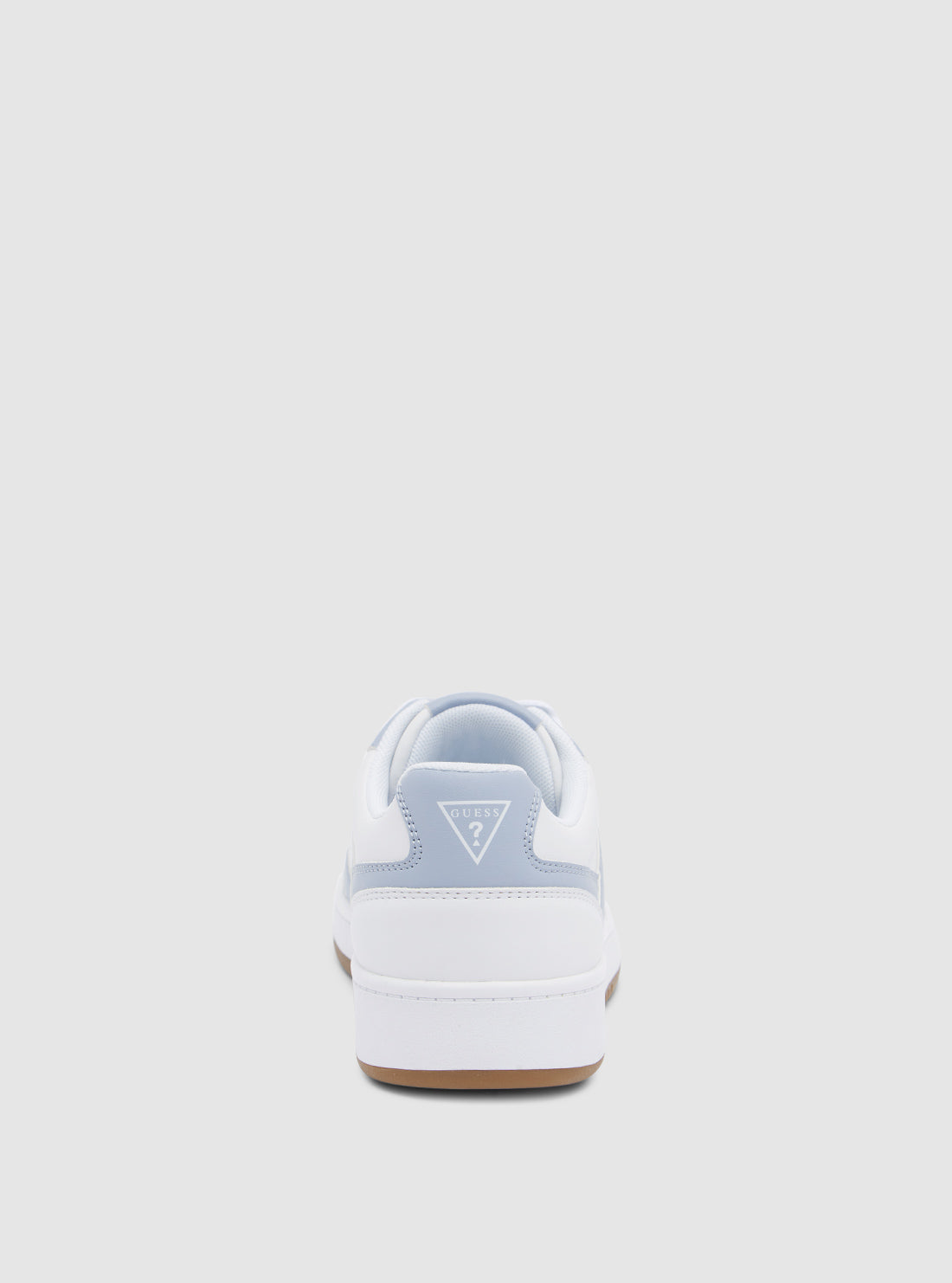 GUESS Womens Footwear White Blue Ellies Sneakers ELLIES Back View
