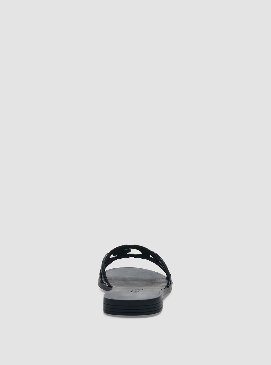 GUESS Womens Black Elyho Sandals ELYHO Back View