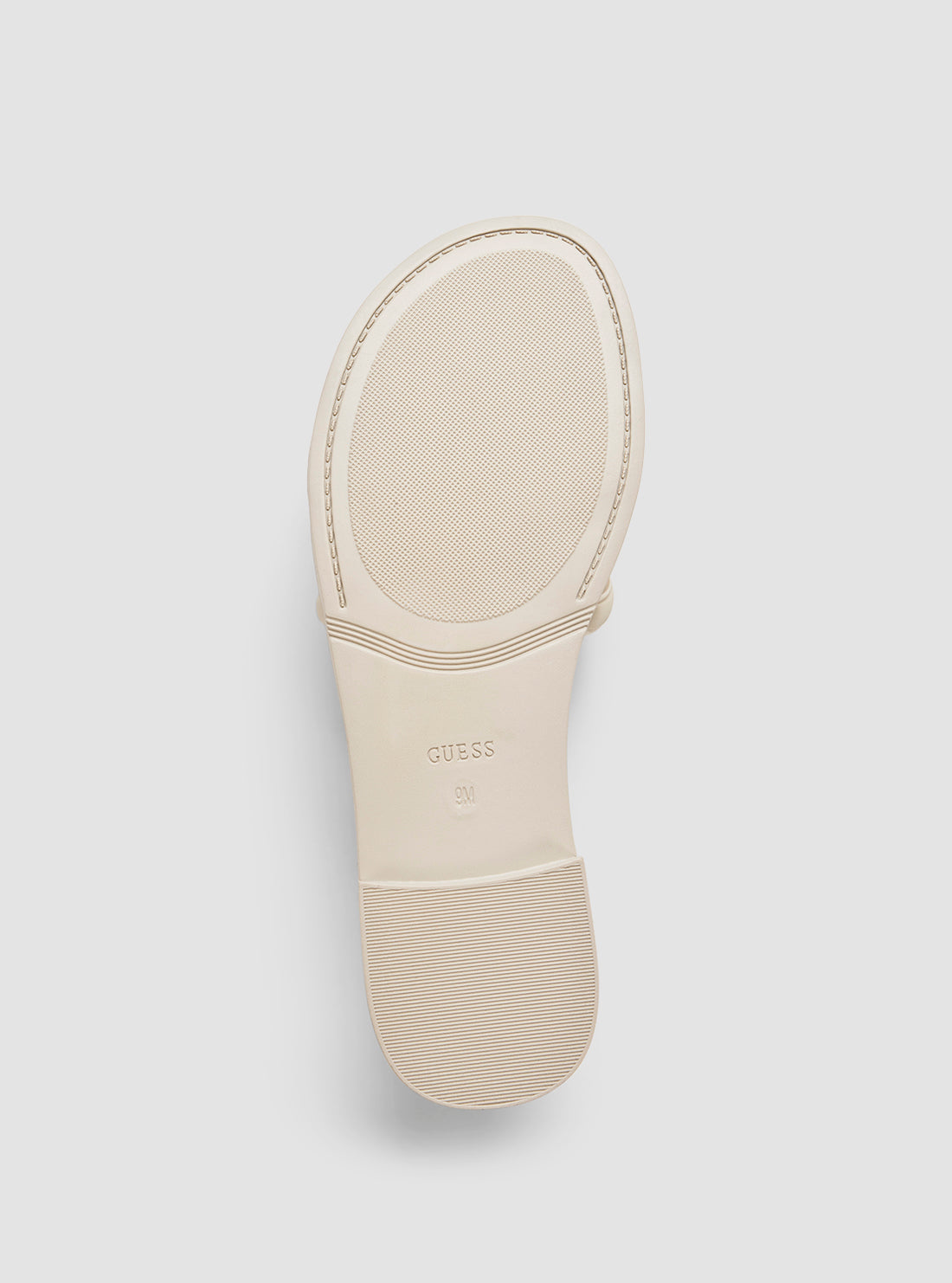GUESS Womens White Elyho Sandals ELYHO Bottom View