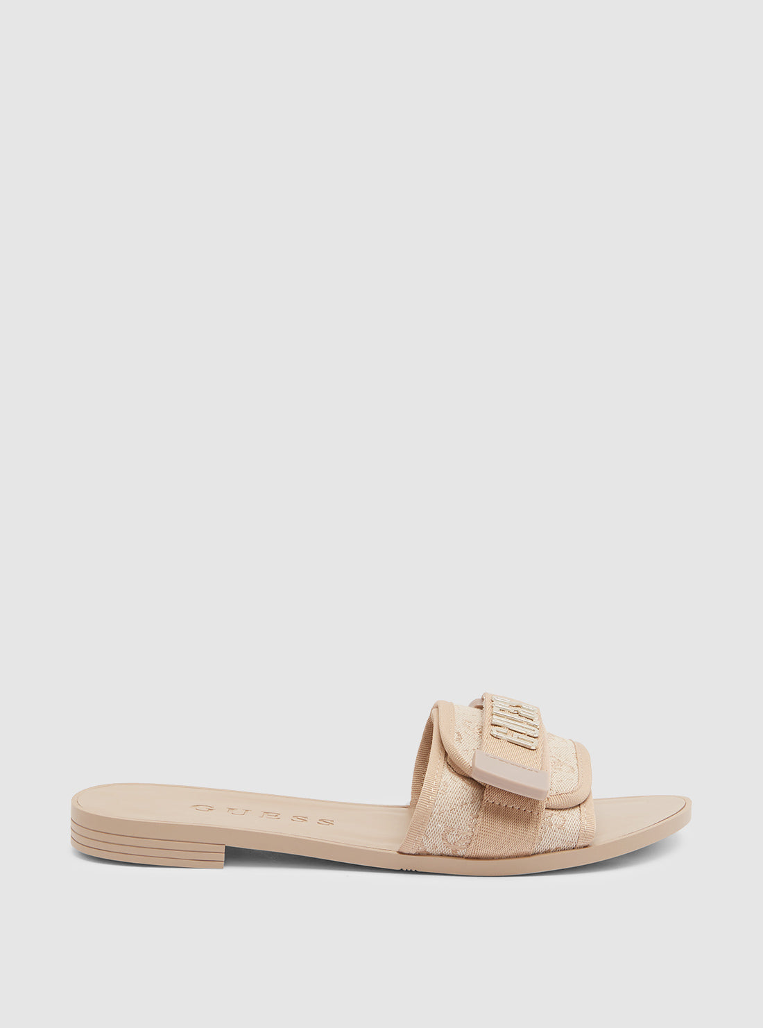 Beige Elyze Slide Sandals