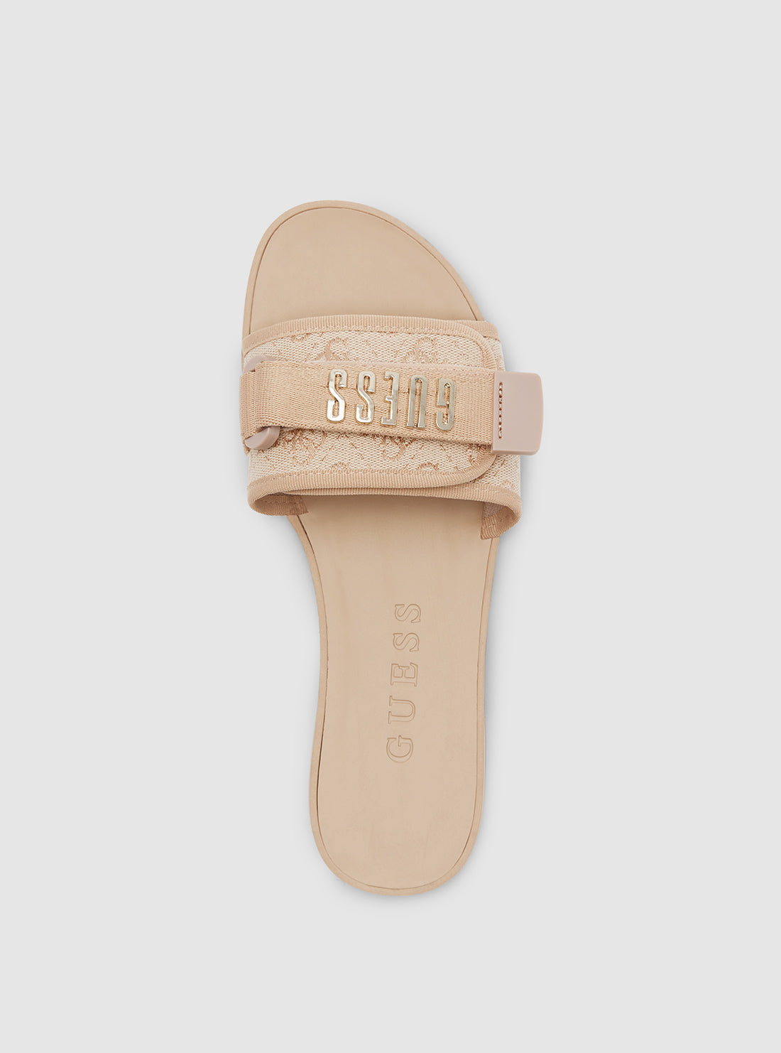 Beige Elyze Slide Sandals