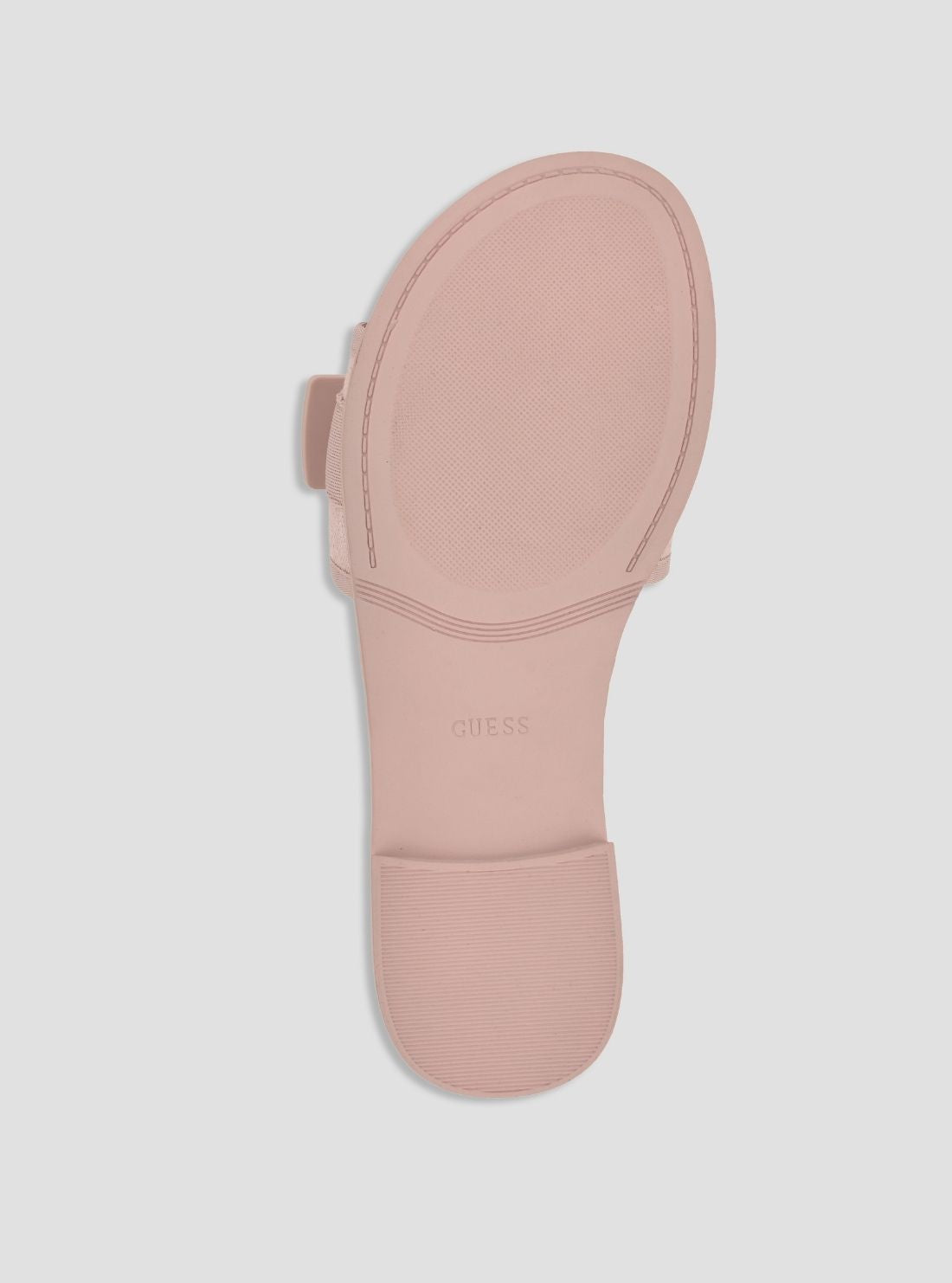 GUESS Womens Pink Elyze Flat Sandals ELYZE3 Bottom View