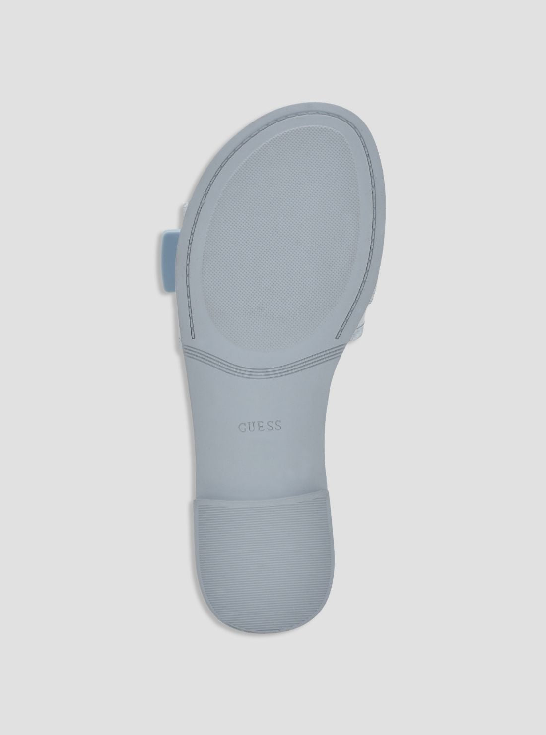Medium Blue Elyze Flat Sandals