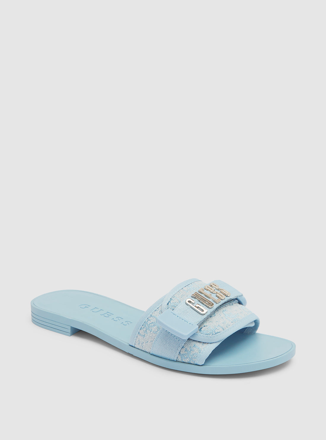 GUESS Women's Elyze Flat Sandal – Sporty Velcro Strap, Leather-Look, Comfortable Casual Wear