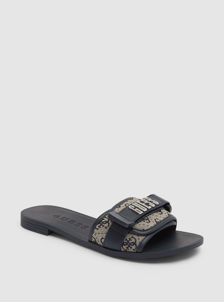 Sandalias Guess Avin Mujer Negro Original Primavera/verano | Envío Gratis