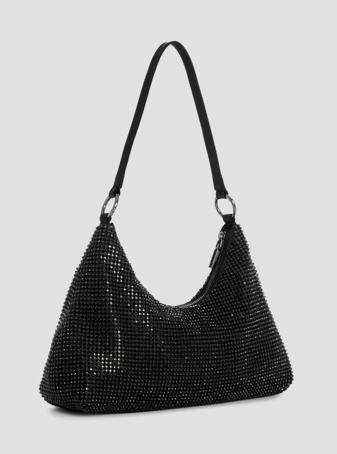 GUESS Womens Black Jewels Wristlet Shoulder Bag EM224872 back View