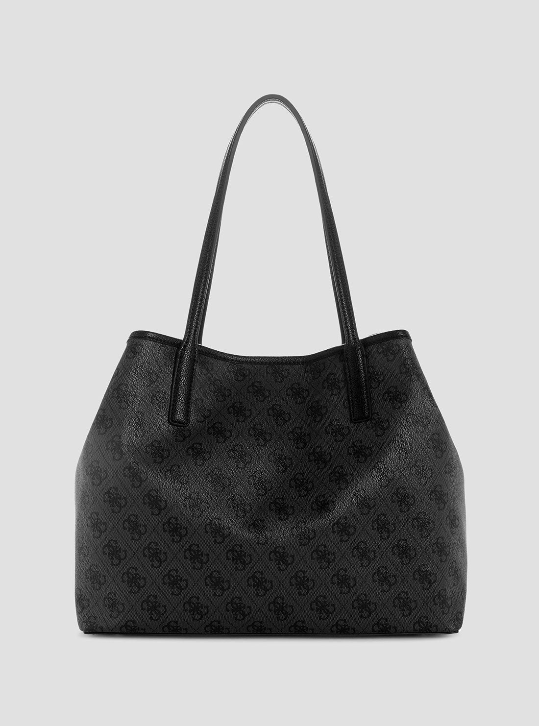 GUESS Womens Black Logo Victtoria 2-in-1 Tote Bag ESG951428 Back VIew