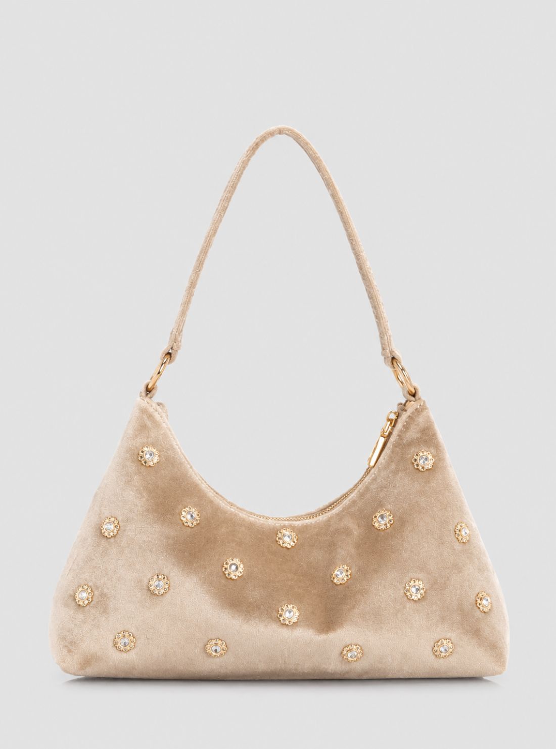 GUESS Womens Bone Jewels Wristlet Shoulder Bag EV224872 Back View