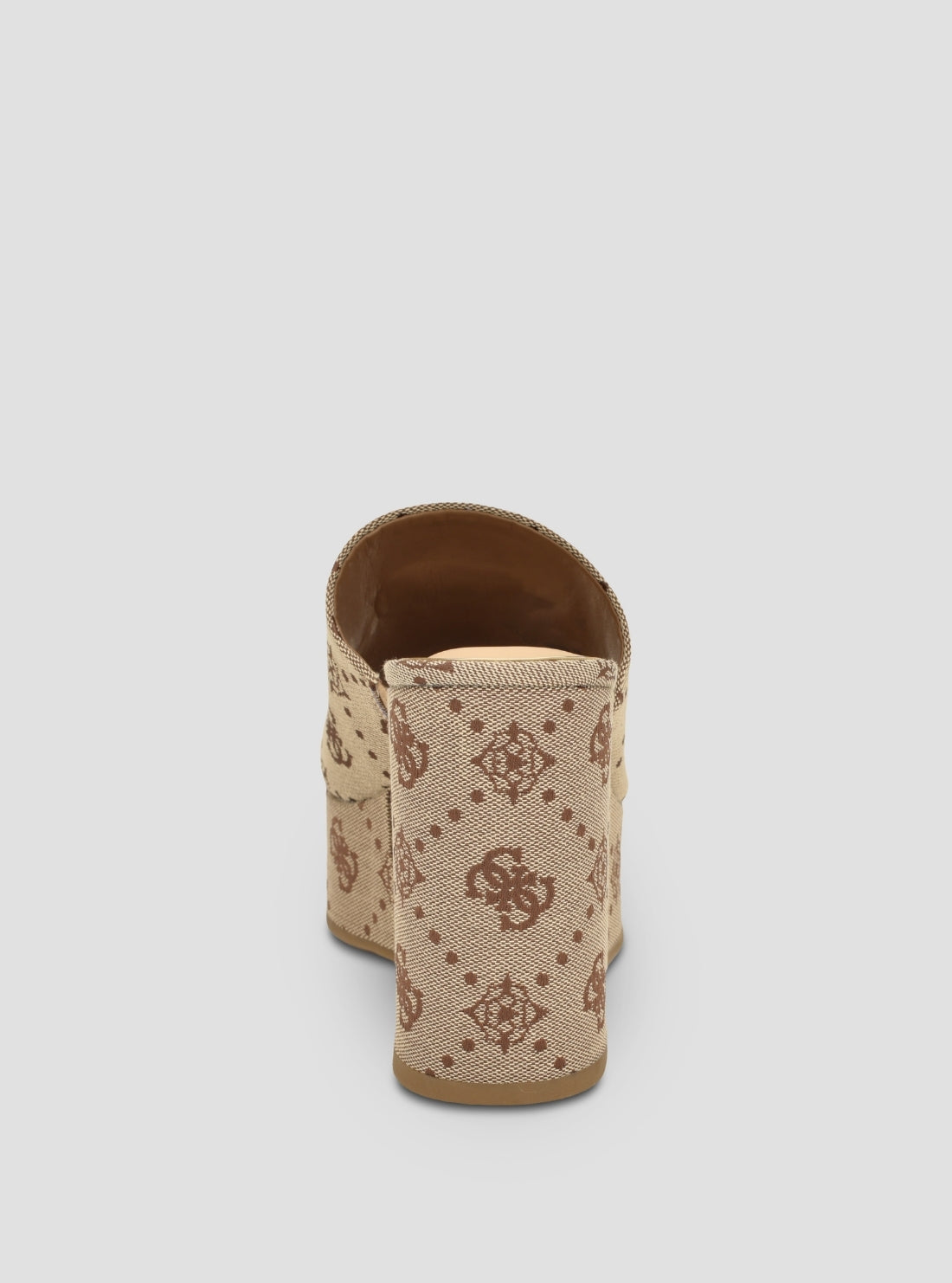 GUESS Footwear Light Brown Evenza Platform Sandals EVENZA Back View
