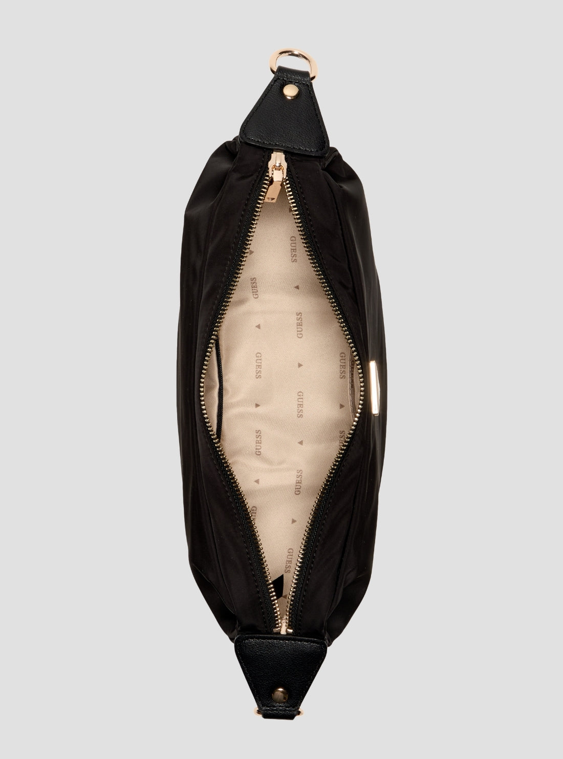 GUESS Womens Eco Black Gemma Crossbody Bag EYG839513 Inside View