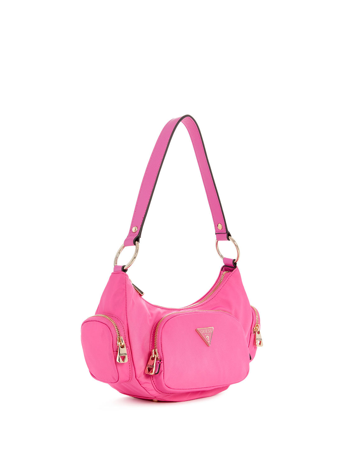 GUESS Eco Pink Gemma Shoulder Bag side view